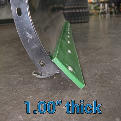 1.00" thick cutting edges